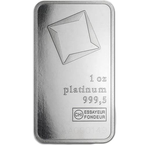 1 oz Valcambi Platinum Bar