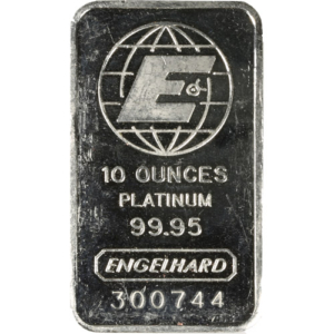 10 oz Engelhard Platinum Bar