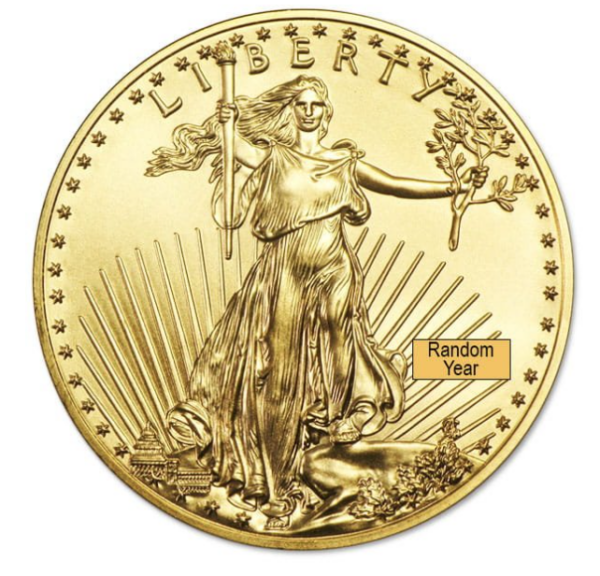 1/2 oz American Gold Eagle Coin
